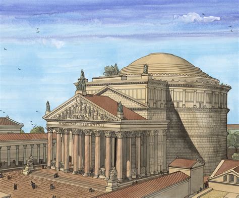 Italie - Roma (Rome) - Hadrien - Panthéon | Architecture antique, Architecture grecque ancienne ...