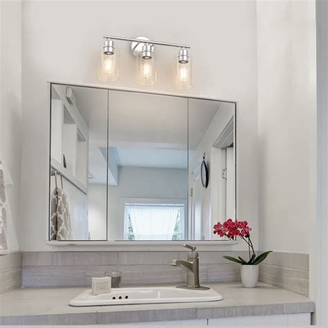 Snapklik.com : Espird Bathroom Vanity Light Fixtures Brushed Nickel, 3 ...