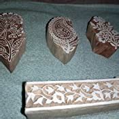 woodenblockstamps 4 pcs Set Printing Block for Saree Shalwar Suite ...