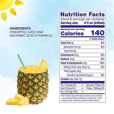 Snapklik.com : 100% Pineapple Juice, No Added Sugar, Excellent Source ...