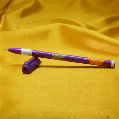 Cello Bling Purple Color Body Designed With 0.7mm Tip Cap Type Ball Pen ...