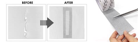 HomeFast Anti-Mosquito Screen Window Patch Self-Adhesive Window Repair ...