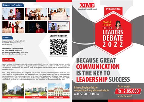 Brochure-Maria Philip Future Leaders Debate 2022 - Kochi: Kinfra Hi ...