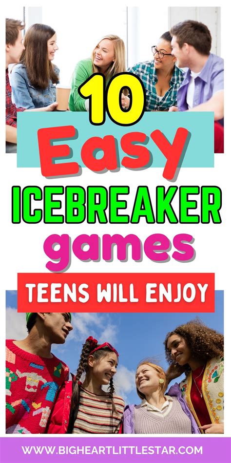 10 clever ice breaker games to help teens get the party started – Artofit