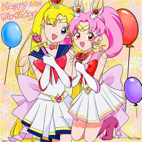 Happy Birthday Sailor Moon And Chibi Moon by firebro64 on DeviantArt