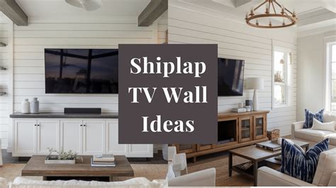 16 Shiplap TV Wall Ideas To Upgrade Your Living Room - Opple House