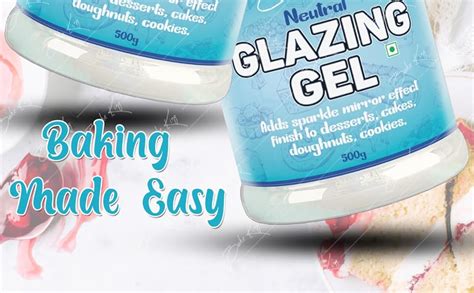 BAKE KING For Cake Glazing Gel Unflavored - 500Gm : Amazon.in: Grocery ...