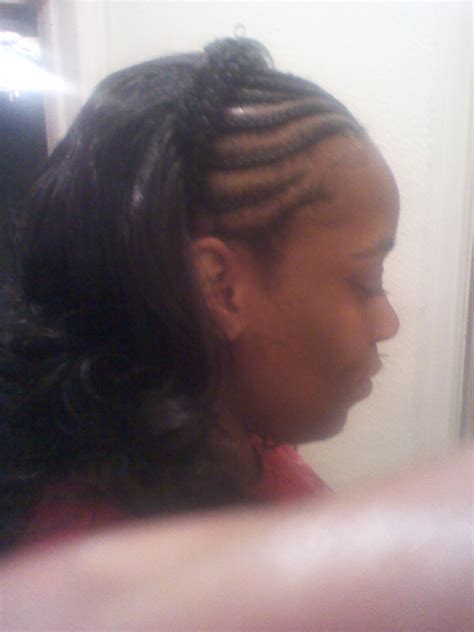 Braided Front With Curly Extension In The Back · How To Style A Braid ...