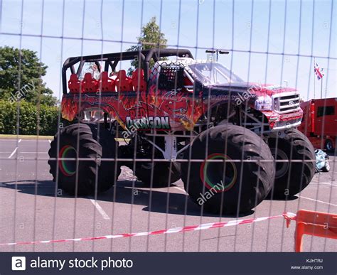 Big Red Monster Truck Stock Photos & Big Red Monster Truck Stock Images ...