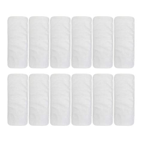 Amazon.com : ALVABABY 12pcs Microfiber Inserts,Soft Cloth Diaper Liner ...