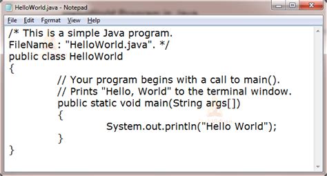 Image result for Java Programming HelloWorld