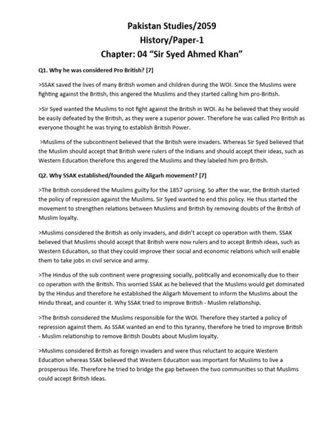 Sir Syed Ahmad Khan (1817–1898), whose vision (Two-nation theory) formed the basis of Pakistan