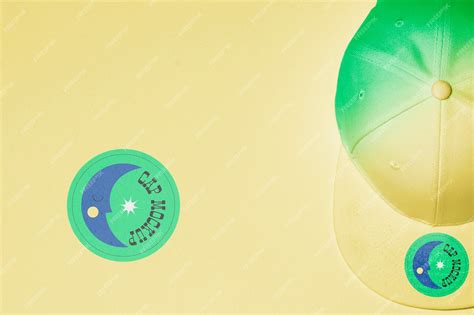 Premium PSD | Cap peak mockup design