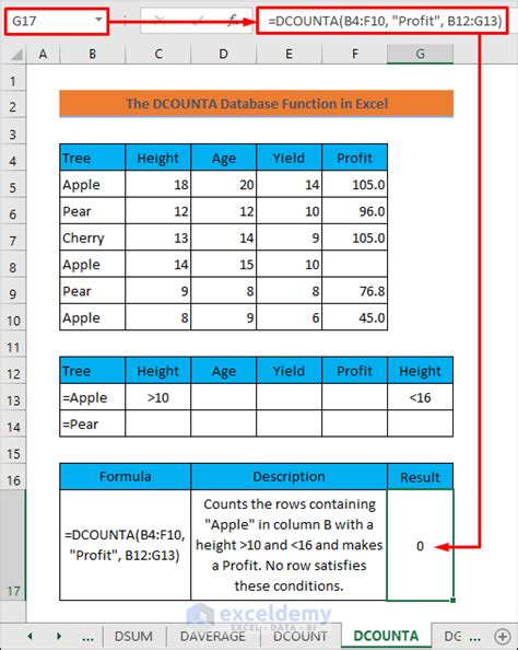 Image result for How to Use Database Functions in Excel