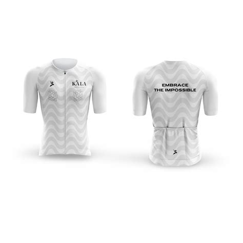 Cycling Jersey White - Kala