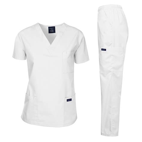 Dagacci Scrubs Medical Uniform Women and Man Scrubs Set Medical Scrubs ...
