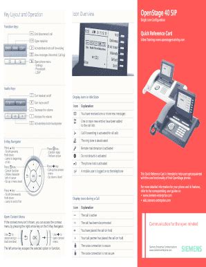 Fillable Online www2 le ac Siemens quick reference card - www2 le ac ...