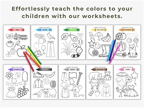 Colors Worksheets Kindergarten 的图像结果