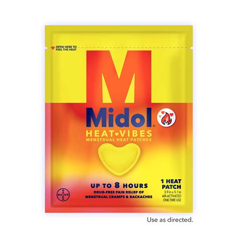 How Do Midol Heat Patches Work at Gabriel Basser blog