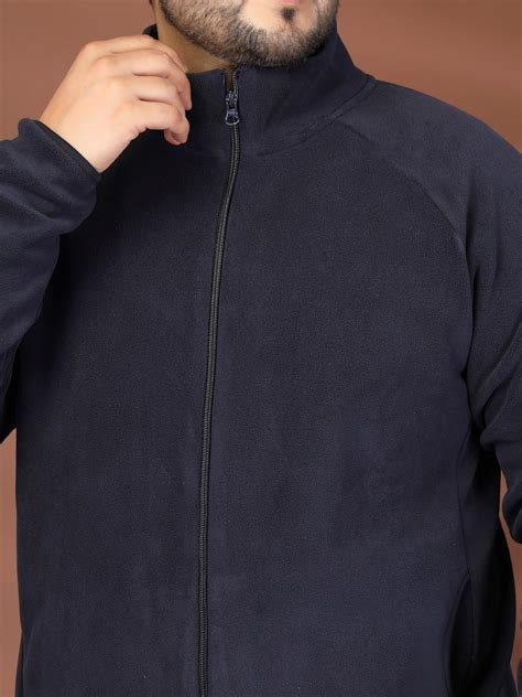 Plus Size Stand Collar Solid Open Front Jacket