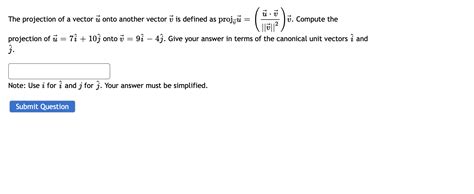 Image result for Vector Projection