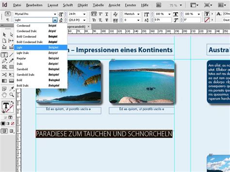 Image result for InDesign Text in Blank