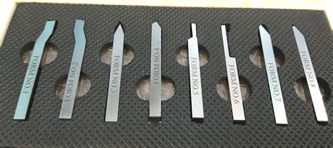 ASSORTS 6mm HSS Lathe Form Tools Set - Metalworking for India | Ubuy