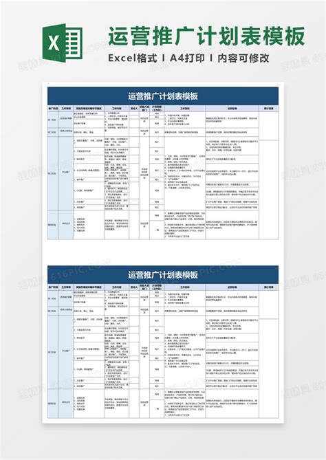 运营推广计划表excel模板免费下载_编号1ylb5043v_图精灵