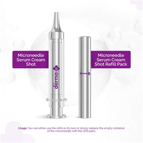 50000 PPM Vitamin C Microneedle Serum Shot Refill Pack - 10g – The Derma Co
