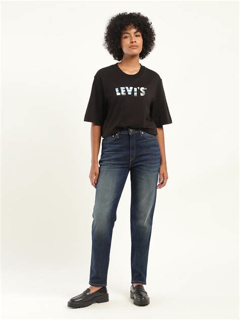 Women's 80s Mom Blue Loose Fit High Rise Jeans – Levis India Store