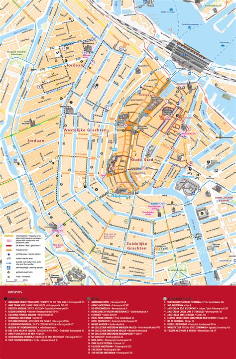Printable Map Venice Lovely Map Of Amsterdam City Centre Tourist Full Hd Maps Locations ...