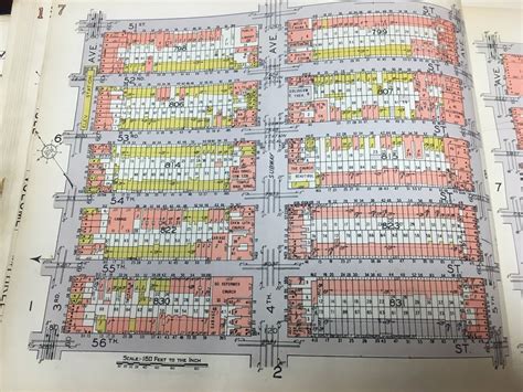 1929 BELCHER HYDE SUNSET PARK FIRST-FIFTH AV & 50-56TH ST. BROOKLYN NY ...