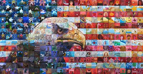 Symbol of America Mosaic 的图像结果