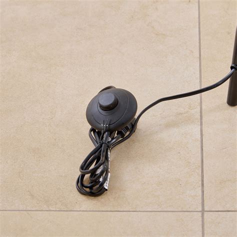 Buy Fluorescence Glint Metal Floor Lamp with Shelves from Home Centre ...