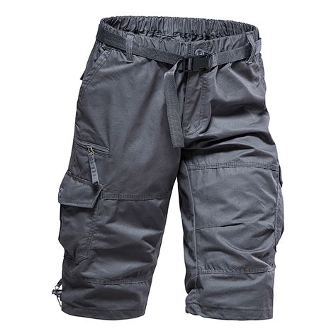 Big & Tall Capris Cargo Pants for Men Cotton M-5X Plus Size Baggy ...