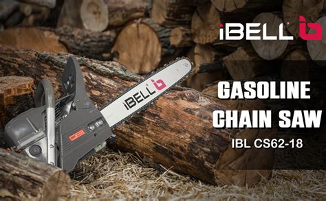 IBELL Petrol Chainsaw 6218CS, 3.0KW/4.0HP, 62cc, 18inch Guide Bar and ...