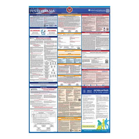 Pennsylvania & Federal Labor Law Posters - Spanish - Unlaminated