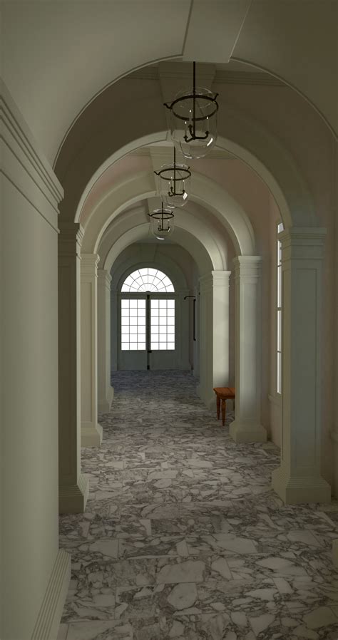 ArtStation - Pasillo Ingles 3D