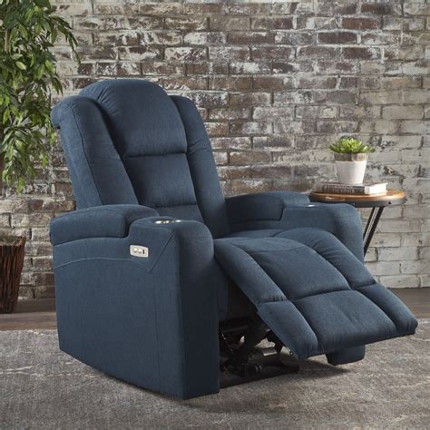 Grey Blue Recliner Chair at Gabriella Kelly blog