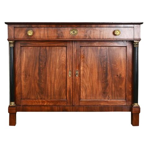 French 19th Century Oak Empire Buffet at 1stDibs