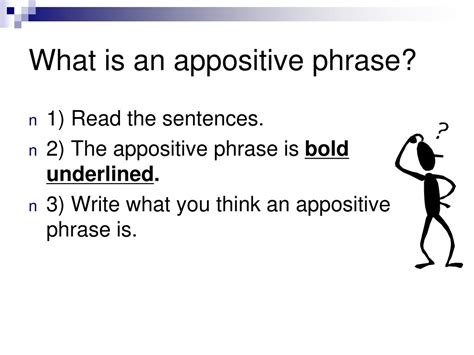 PPT - Appositive Phrases PowerPoint Presentation, free download - ID ...