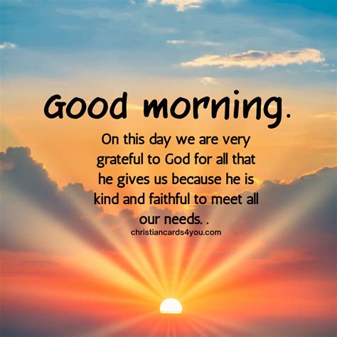 Good Morning Blessings and Thoughts. Christian Messages | Christian ...