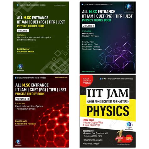 Buy IIT JAM Physics Books Complete Study Materials (4 Books) - Theory ...