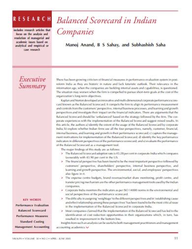 Balanced Scorecard Examples of Companies 的图像结果