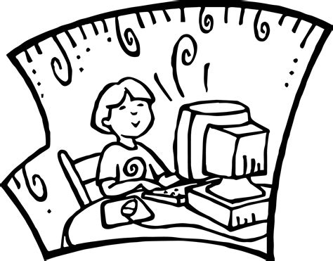 Play Computer Games Coloring 的图像结果