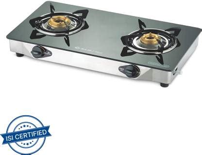 BAJAJ Majesty CGX2 Eco Glass, Stainless Steel Manual Gas Stove Price in ...