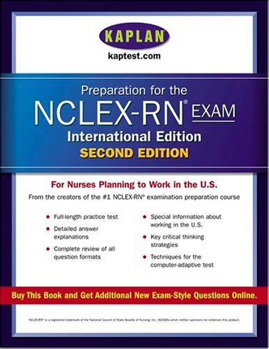 Buy NCLEX-RN: International Edition (Kaplan Preparation for the NCLEX ...