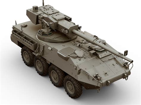 3D Model M1128 Stryker Mobile Gun System - TurboSquid 2118242