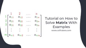 Image result for How to Solve Applications Using Matrix's