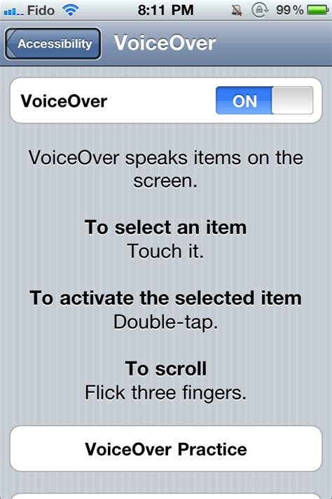 Image result for iOS Voice Over Basics